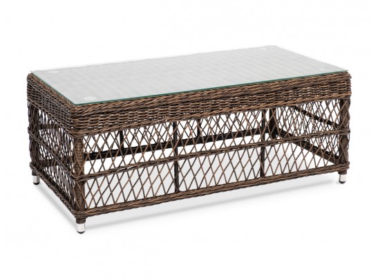 "Гранд Латте" стол журнальный из искусственного ротанга, цвет коричневый в Ростове-на-Дону