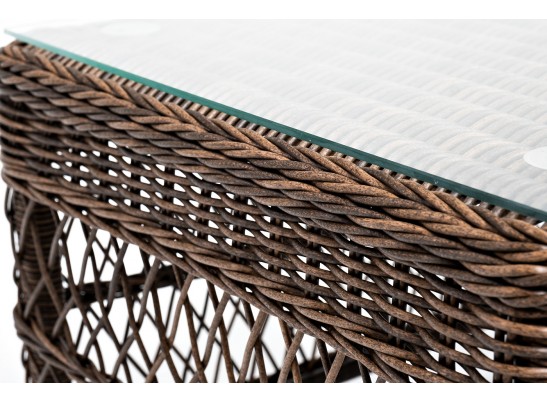 "Гранд Латте" стол журнальный из искусственного ротанга, цвет коричневый в Ростове-на-Дону
