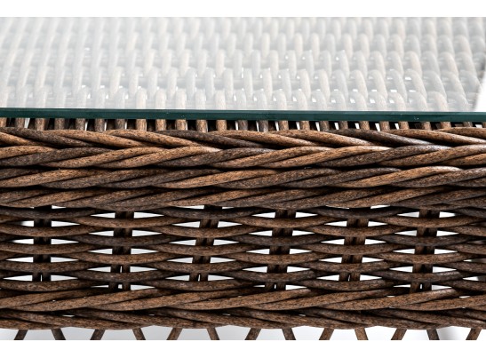 "Гранд Латте" стол журнальный из искусственного ротанга, цвет коричневый в Ростове-на-Дону
