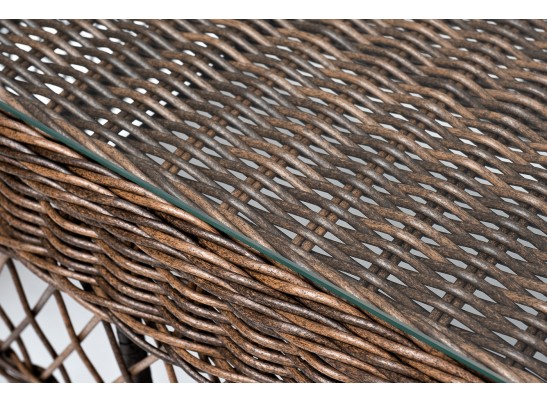 "Гранд Латте" стол журнальный из искусственного ротанга, цвет коричневый в Ростове-на-Дону