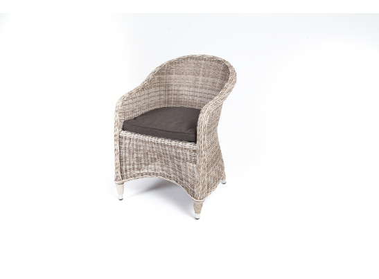 "Равенна" плетеное кресло из искусственного ротанга, цвет бежевый в Ростове-на-Дону