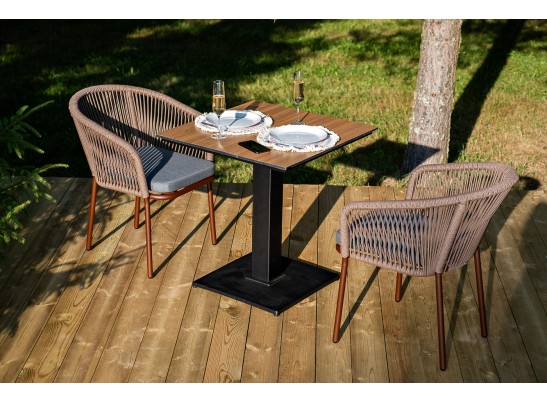 "Каффе" обеденная группа на 2 персоны, цвет "дуб" в Ростове-на-Дону