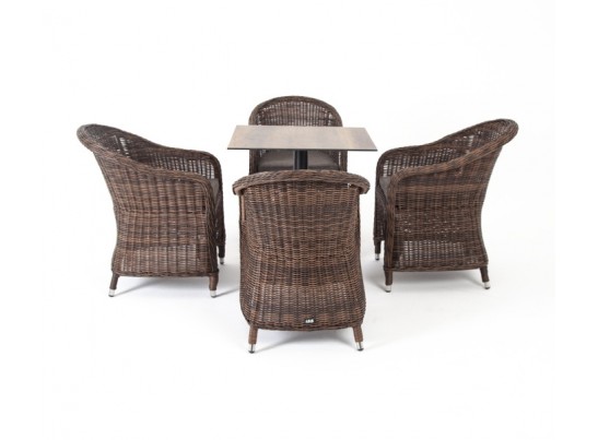 "Каффе" обеденная группа на 4 персоны, стулья коричневые в Ростове-на-Дону "Каффе" обеденная группа на 4 персоны, стулья коричневые в Ростове-на-Дону