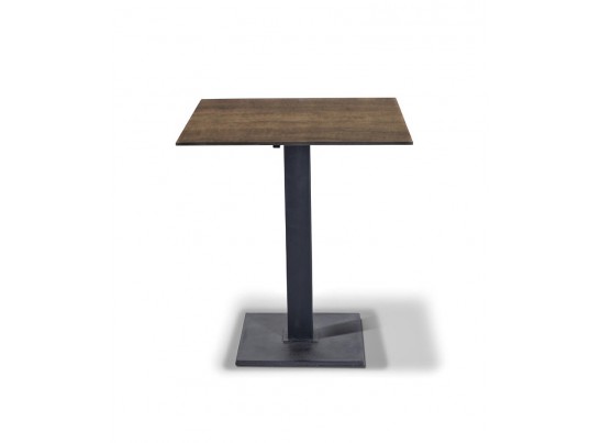 "Каффе" интерьерный стол из HPL квадратный 64х64см, цвет "дуб" в Ростове-на-Дону