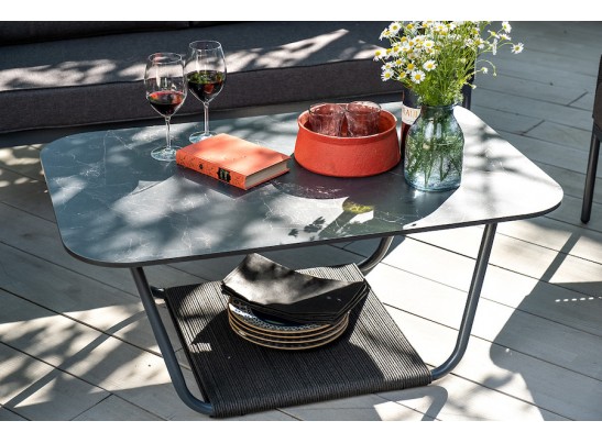 "Канны" лаунж-зона 4-местная плетеная из роупа (веревки), цвет темно-серый в Ростове-на-Дону