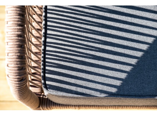 "Канны" лаунж-зона 5-местная плетеная из роупа (веревки), роуп коричневый в Ростове-на-Дону