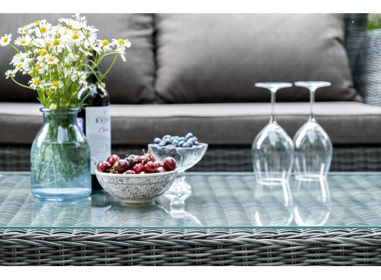 "Капучино Сингл" лаунж-зона из искусственного ротанга, цвет графит в Ростове-на-Дону