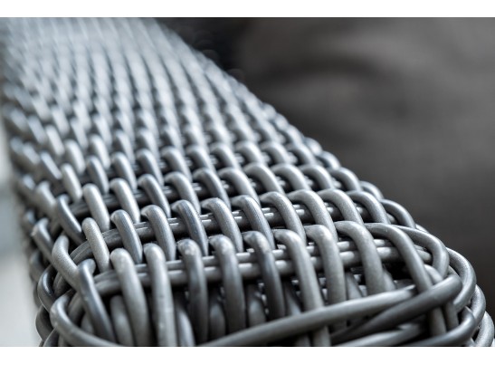 "Капучино" диван из искусственного ротанга двухместный, цвет графит в Ростове-на-Дону