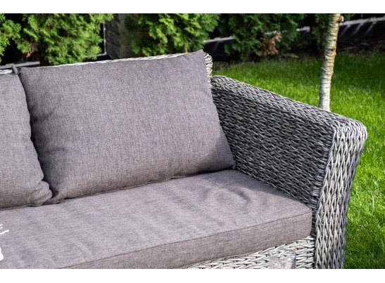 "Капучино Сингл" лаунж-зона из искусственного ротанга (гиацинт), цвет серый в Ростове-на-Дону "Капучино Сингл" лаунж-зона из искусственного ротанга (гиацинт), цвет серый в Ростове-на-Дону