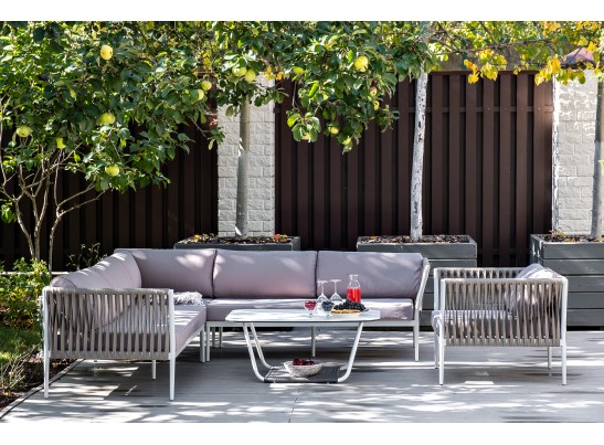 "Касабланка" модульная лаунж-зона из роупа (веревки), каркас из алюминия в Ростове-на-Дону "Касабланка" модульная лаунж-зона из роупа (веревки), каркас из алюминия в Ростове-на-Дону