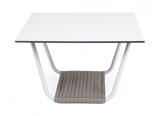 "Глория" журнальный стол 70х70см из HPL, цвет молочный в Ростове-на-Дону