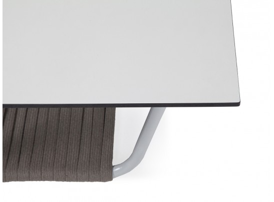 "Глория" журнальный стол 70х70см из HPL, цвет молочный в Ростове-на-Дону