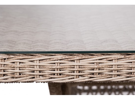 "Катания" обеденная группа плетеная на 6 персон, цвет бежевый в Ростове-на-Дону