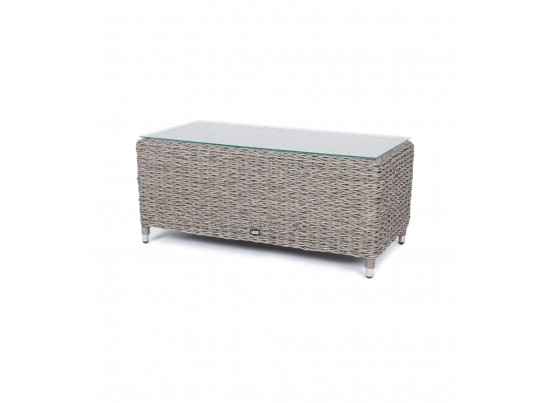 "Кон Панна" столик журнальный из искусственного ротанга (гиацинт), цвет серый в Ростове-на-Дону