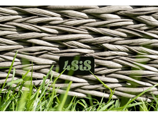 "Кон Панна" столик журнальный из искусственного ротанга (гиацинт), цвет серый в Ростове-на-Дону