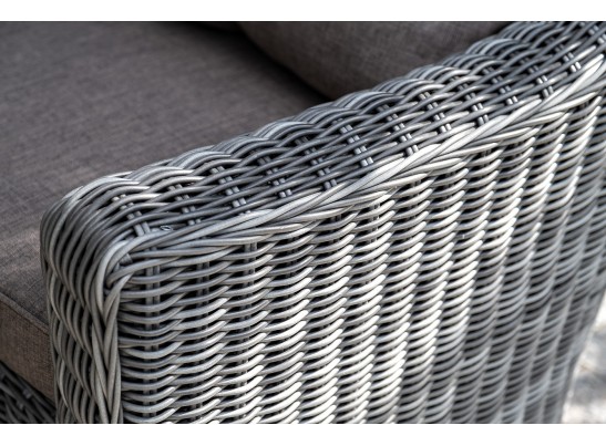 "Кон Панна" кресло из искусственного ротанга, цвет графит в Ростове-на-Дону