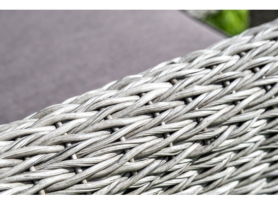 "Кон Панна" кресло из искусственного ротанга (гиацинт), цвет серый в Ростове-на-Дону