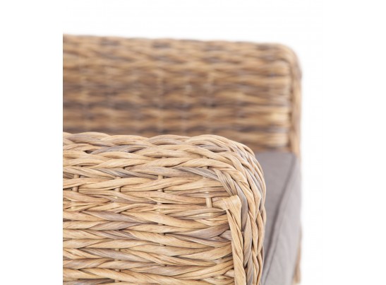 "Кон Панна" кресло из искусственного ротанга (гиацинт), цвет соломенный в Ростове-на-Дону