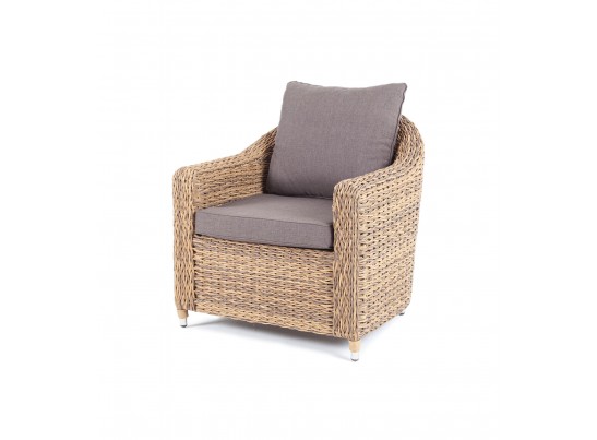 "Кон Панна" кресло из искусственного ротанга (гиацинт), цвет соломенный в Ростове-на-Дону