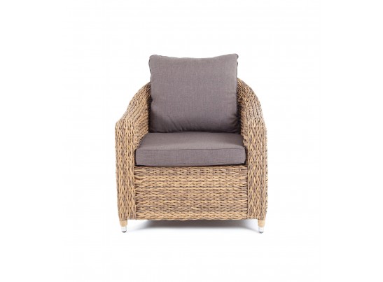 "Кон Панна" кресло из искусственного ротанга (гиацинт), цвет соломенный в Ростове-на-Дону