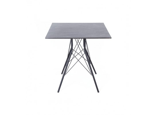 "Конте" интерьерный стол из HPL 63x63см, цвет "серый гранит" в Ростове-на-Дону