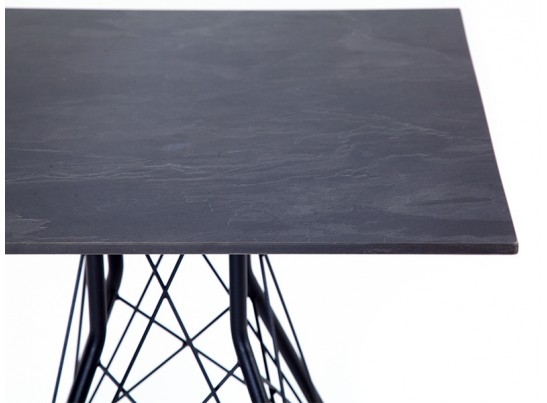 "Конте" интерьерный стол из HPL 63x63см, цвет "серый гранит" в Ростове-на-Дону