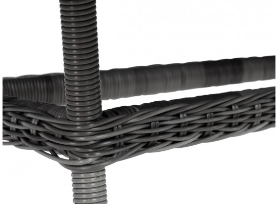 "Латте" плетеный стол из искусственного ротанга 200х90см, цвет графит в Ростове-на-Дону