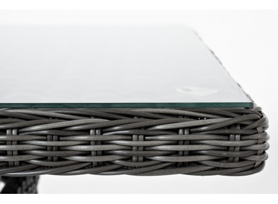 "Латте" плетеный стол из искусственного ротанга 200х90см, цвет графит в Ростове-на-Дону