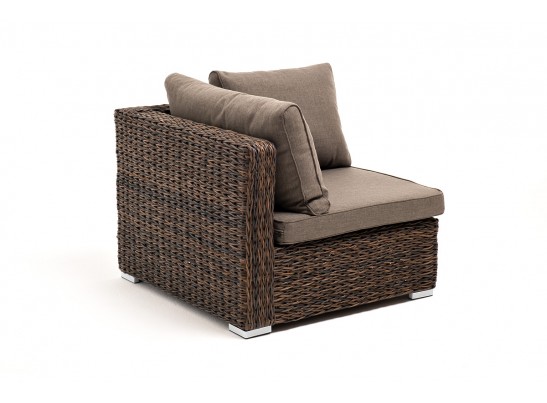 "Лунго" модуль диванный угловой с подушками, цвет коричневый (гиацинт) в Ростове-на-Дону