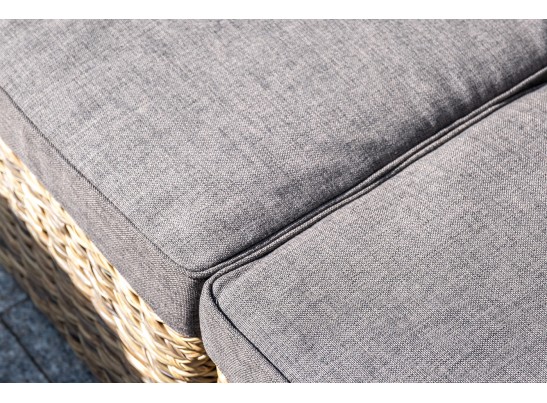 "Лунго" модуль диванный прямой с подушками, цвет соломенный (гиацинт) в Ростове-на-Дону