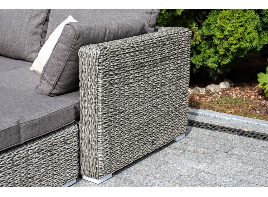 "Лунго" модуль диванный угловой с подушками, цвет серый (гиацинт) в Ростове-на-Дону