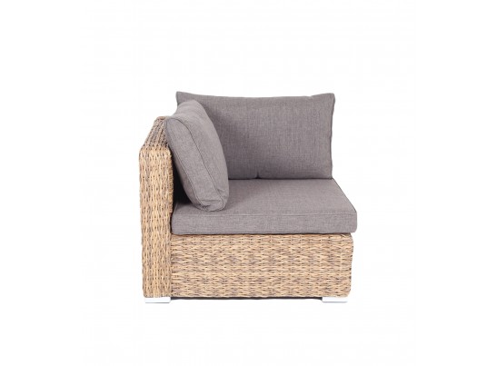 "Лунго" модуль диванный угловой с подушками, цвет соломенный (гиацинт) в Ростове-на-Дону