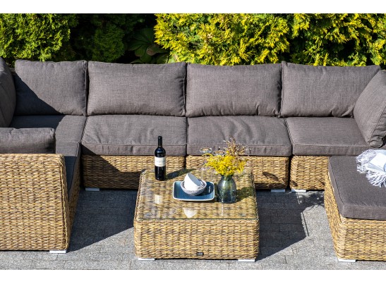 "Лунго" журнальный столик плетеный (гиацинт), цвет соломенный в Ростове-на-Дону