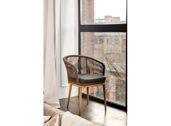 "Мадейра" обеденная группа на 6 персон, стулья "Марсель", роуп коричневый в Ростове-на-Дону