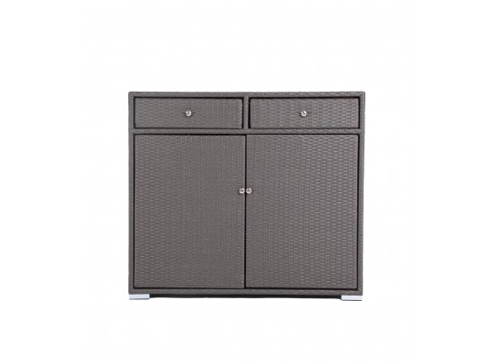 "Мальта" тумба плетеная из искусственного ротанга, цвет графит в Ростове-на-Дону