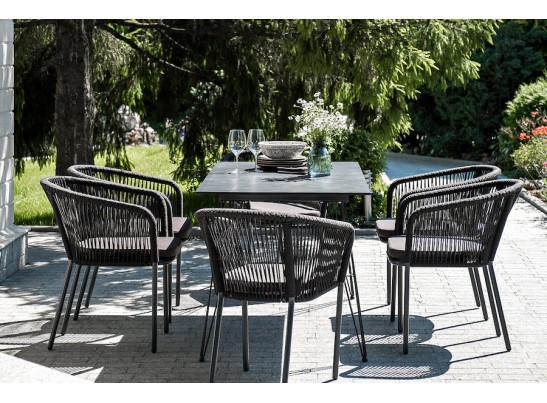 "Милан" обеденная группа на 6 персон, цвет темный в Ростове-на-Дону