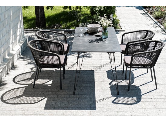 "Милан" обеденная группа на 6 персон, цвет темный в Ростове-на-Дону