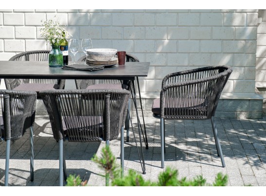 "Милан" обеденная группа на 6 персон, цвет темный в Ростове-на-Дону