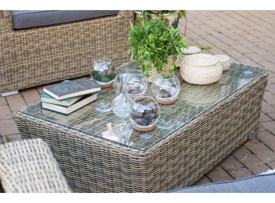 "Капучино" журнальный столик из искусственного ротанга, цвет соломенный в Ростове-на-Дону "Капучино" журнальный столик из искусственного ротанга, цвет соломенный в Ростове-на-Дону