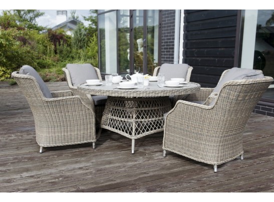 "Неаполь" обеденная группа плетеная из искусственного ротанга в Ростове-на-Дону