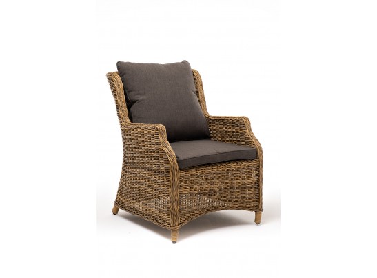 "Неаполь" плетеный стул из искусственного ротанга, цвет соломенный в Ростове-на-Дону