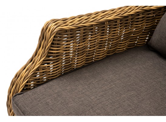 "Неаполь" плетеный стул из искусственного ротанга, цвет соломенный в Ростове-на-Дону