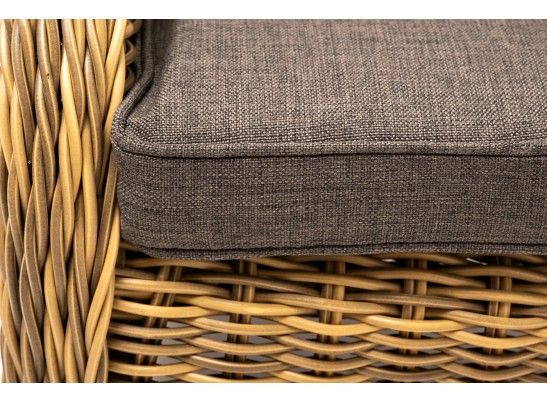 "Неаполь" плетеный стул из искусственного ротанга, цвет соломенный в Ростове-на-Дону