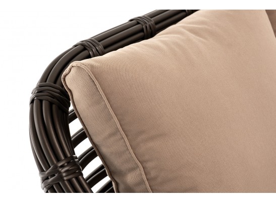 "Ницца" диван из искусственного ротанга трехместный, цвет бронзовый в Ростове-на-Дону