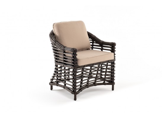 "Ницца" кресло из искусственного ротанга, цвет бронзовый в Ростове-на-Дону