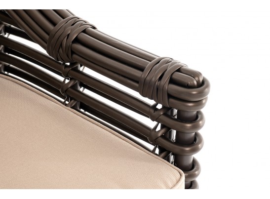"Ницца" кресло из искусственного ротанга, цвет бронзовый в Ростове-на-Дону