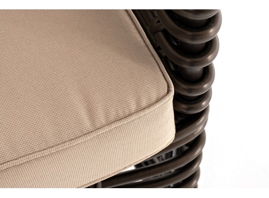 "Ницца" кресло из искусственного ротанга, цвет бронзовый в Ростове-на-Дону