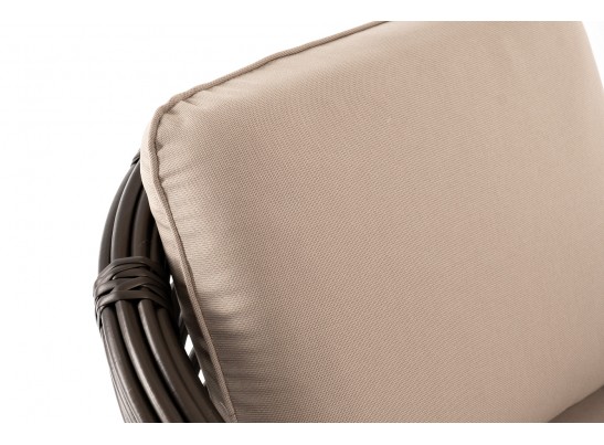 "Ницца" кресло из искусственного ротанга, цвет бронзовый в Ростове-на-Дону