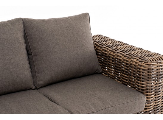 "Палермо" диван из искусственного ротанга трехместный, цвет соломенный в Ростове-на-Дону