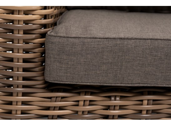 "Палермо" диван из искусственного ротанга трехместный, цвет соломенный в Ростове-на-Дону